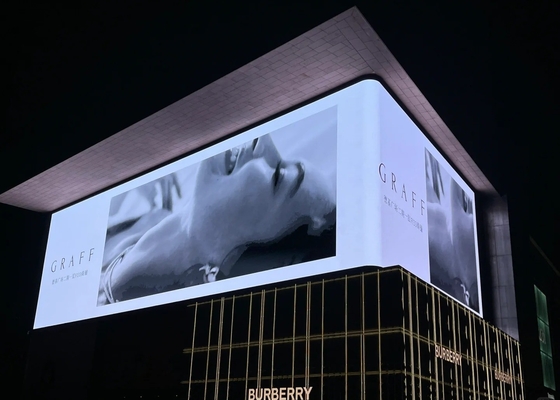 Installation de location de moulage sous pression Aluminium publicité extérieure affichage LED P31.25 haute luminosité