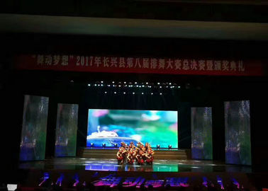 P4 SMD LED écran en aluminium moulé / écran LED mural vidéo multicolore intérieur, garantie 3 ans