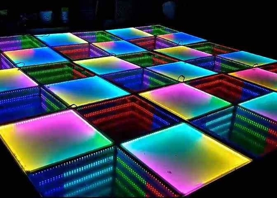 P2.5 Plancher de danse vidéo couleur complète, SMD Carreaux de sol lumineux 1/32 Module 160*160mm