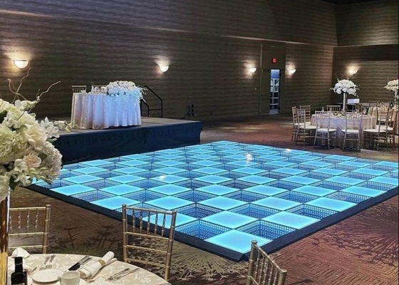Extérieur HD P6.25 SMD3528 Full Color LED Dance Floor 1000mmx 500mm Boîte