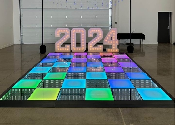 Full Color P10 LED Dance Floor Light 320*160mm Module en aluminium 1/4 Scan IP65 étanche à l'eau
