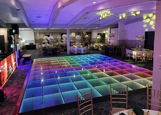HD Night Club Disco Dance Floor Brick 4.81mm Pixel Pitch 3 ans de garantie pour le bar de mariage