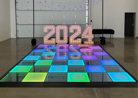 P3.91 Éclairage LED à couleur entière intérieur Plancher de danse 250*250 mm Module LED 65410 points/m2