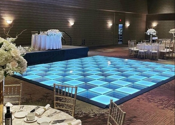 P3.91 Éclairage LED à couleur entière intérieur Plancher de danse 250*250 mm Module LED 65410 points/m2