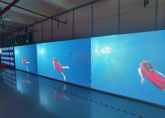 P4 Panneau d'aluminium intérieur HD Écran LED SMD étanche Affichage 1R1G1B Location