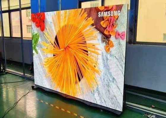 P4 Panneau d'affichage LED intérieur RVB, 1/16 Scan Écran LED Vidéo Mur IP34 HD Flexible