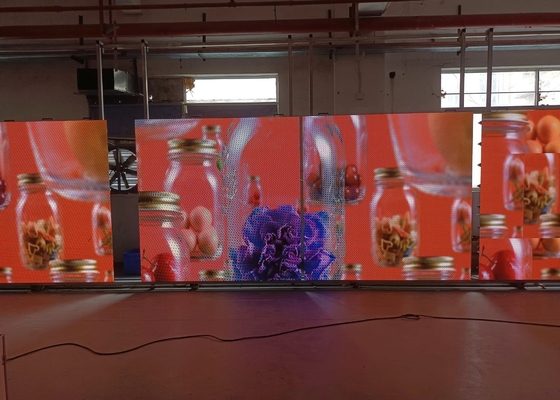 P4 Panneau d'affichage LED intérieur RVB, 1/16 Scan Écran LED Vidéo Mur IP34 HD Flexible