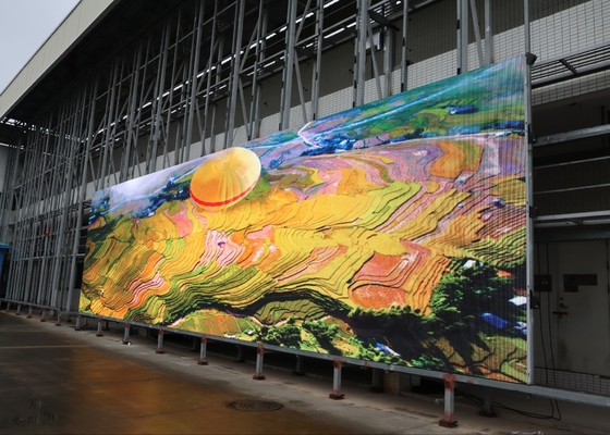 P4 Panneau d'affichage LED intérieur RVB, 1/16 Scan Écran LED Vidéo Mur IP34 HD Flexible