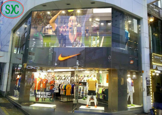 Écran LED transparent à couleur complète à haute luminosité SMD2525 IP54