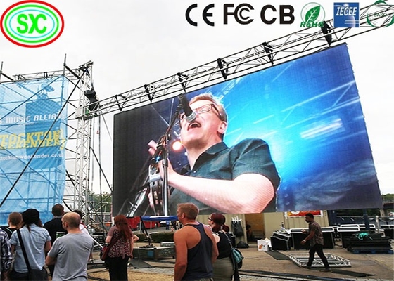 P4 Ultra Slim Écran LED de location extérieur, affichage LED haute résolution SMD2727