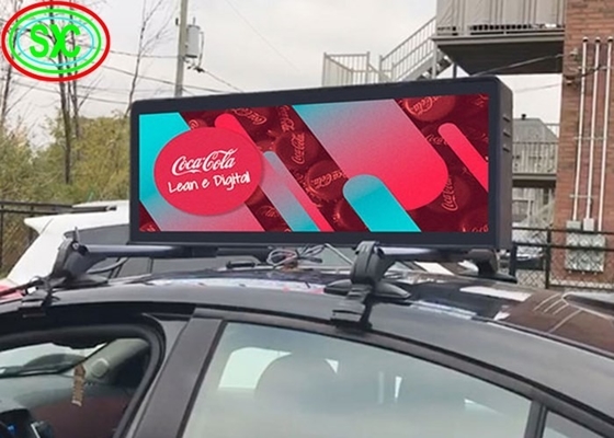 Écran à résolution de 320*106 points Affichage de panneaux LED pour voiture avec une hauteur de 3 mm et mode de commande asynchrone