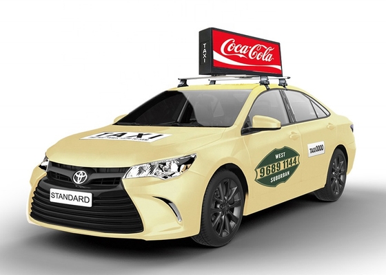 Écrans de cabine Affichage de signalisation LED automobile Affichage LED de toit de taxi à faible coût