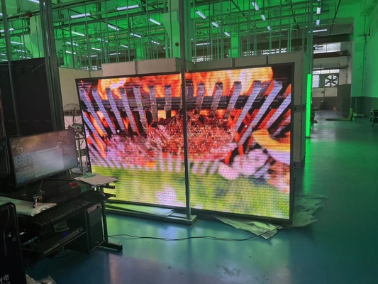 Location d'un écran en aluminium moulé à la fonte, écran LED de stade, écran à couleur complète, système Nova Outdoor P6.67