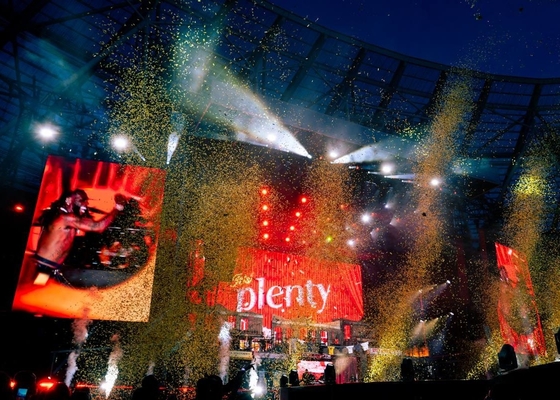 Grand écran de stade Display LED en aluminium sous pression P3 Location extérieure IP65 imperméable à l'eau HD Haute luminosité