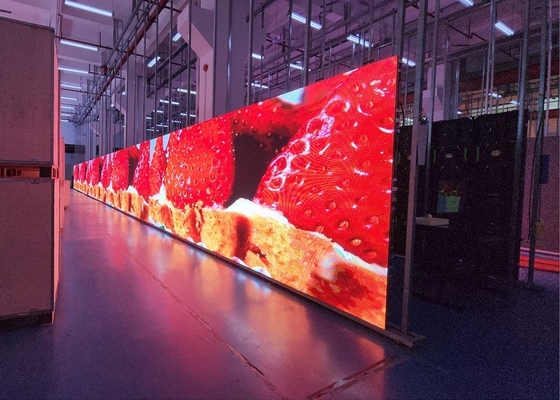 1.25 Pixel Pitch Affichage LED RVB 640000 points/m2 Résolution haute luminosité de 1000 pour vos besoins