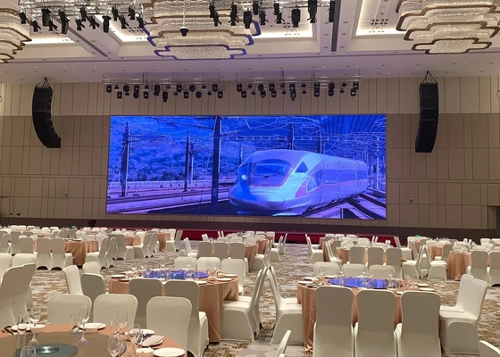 Location de P6 SMD Affichage LED RGB fixe Écran publicitaire HD étanche Voltage de travail DC5V