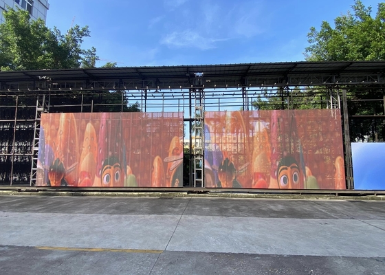 Cabinet en aluminium à coulée sous pression à LED ultra-mince en couleur pour la publicité extérieure