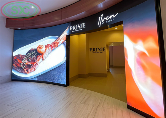 Écran d'affichage LED d'installation fixe utilisé comme mur vidéo de studio de télévision de conférence