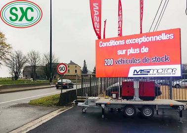 Écran LED à l' eau à l' extérieur P6 monté sur un camion 7500 Nits