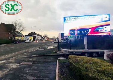 Écran LED à l' eau à l' extérieur P6 monté sur un camion 7500 Nits