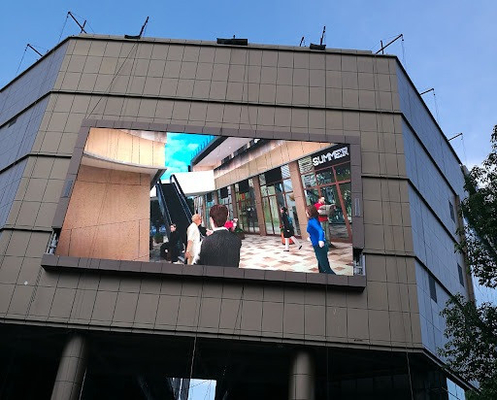 la publicité d'écrans fixe d'affichage numérique d'installation de P5 960x960mm de magnésium de l'armoire IP65 de nation de lampe extérieure d'étoile