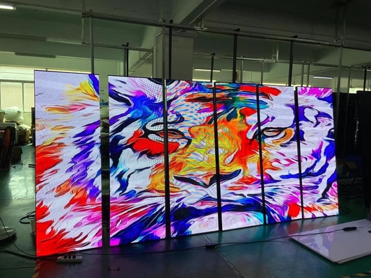 P2.5 Affichage LED HD couleur complète à l'intérieur avec armoire en aluminium à moulage sous pression