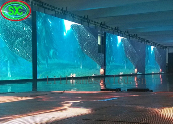 Location de moniteur LED RGB personnalisé 2200nits 256mm X 128mm Taille du module
