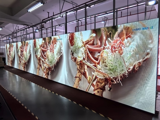 Écran d'affichage à LED RGB P1.667 haute luminosité 220V 60HZ pour la publicité