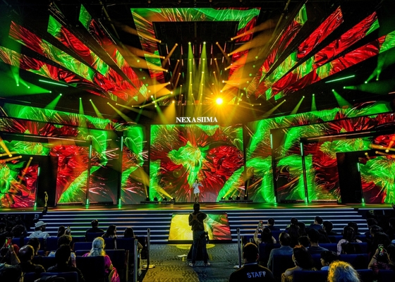 Le mur vidéo HD RGB LED P3.91, Panneau d'affichage LED SMD résistant à l'eau extérieur