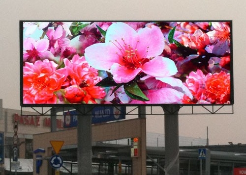 Affichage mené polychrome extérieur mince silencieux Hd/Van Screens Wall de levage de Square Led