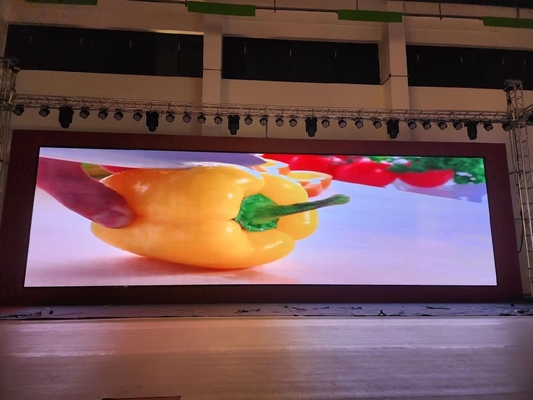Écran visuel d'intérieur polychrome d'affichage à LED du panneau de mur de lancement fin de haute résolution de pixel P1.25