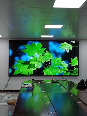 Écran visuel d'intérieur polychrome d'affichage à LED du panneau de mur de lancement fin de haute résolution de pixel P1.25