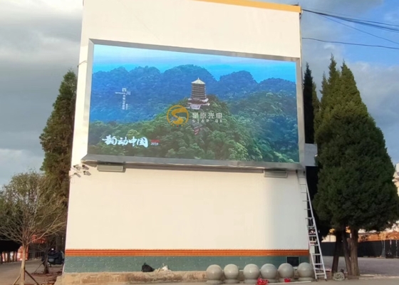 6000 nuits Extérieur Affichage à LED pleine couleur P8mm HD IP65 Panneau de pixels Installation fixe