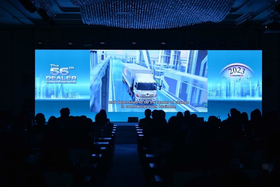 Écran LED plein couleur extérieur Location de l'écran physique 6 pour les expositions