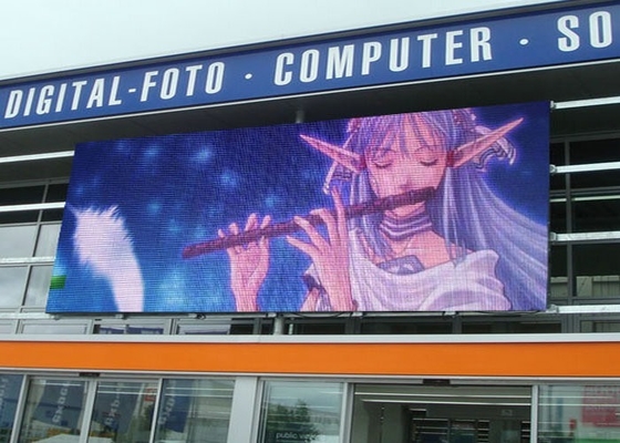 LED SMD 3 en 1 Rideau publicitaire, P4.81 Commercial Clear Résolution pleine couleur 52 * 52 HD Puce 1/13 Scan