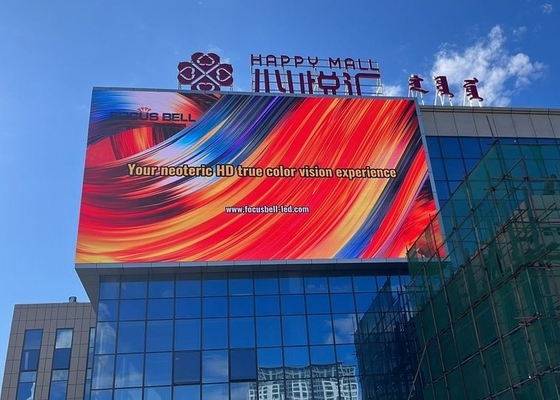 Écran géant HD P10 Extérieur Affichage LED Full Color Vidéo Mur Publicité commerciale