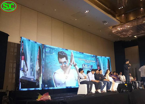 Service polychrome d'intérieur d'avant de mur d'affichage à LED de la publicité P4 Avec l'aimant