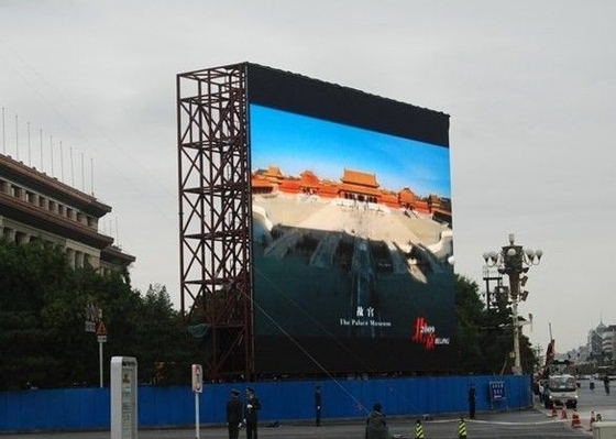 Écran LED à couleur complète en extérieur / panneau vidéo LED pour publicité extérieure