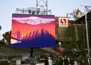 Écran LED SMD haute définition personnalisé, panneau d'affichage LED extérieur 111111 points / mètre carré