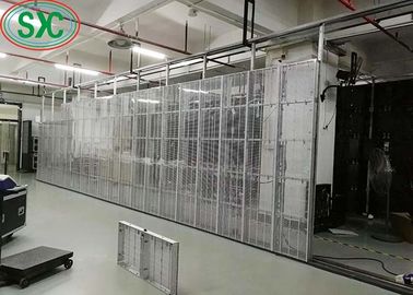 G3.91-7.82 Paroi vidéo transparente à couleur pleine ultra-mince SMD2525 IP54 Longue durée de vie