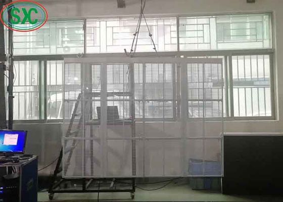 Écran LED transparent COB étanche couleur haute résolution SMD1921, garantie 3 ans