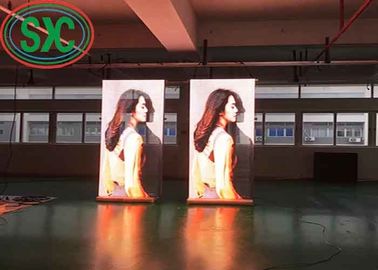 Écran LED transparent intérieur hautement stable avec conception de panneau ultra-mince résistant aux intempéries