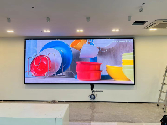 COB P1.25 Écran d'affichage à LED intérieur avec mur vidéo LED 270420 points/M2 492x492mm