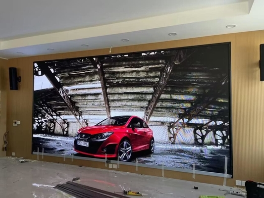 Affichage à LED intérieur P3.91 Écran de moulage sous pression armoire en aluminium 3840hz rafraîchissement 500*500mm Panneau publicitaire mur vidéo