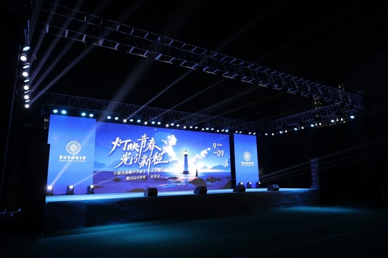 Écran fixe/location en aluminium sous pression, résistant à l'eau, écran LED à haute fréquence de rafraîchissement