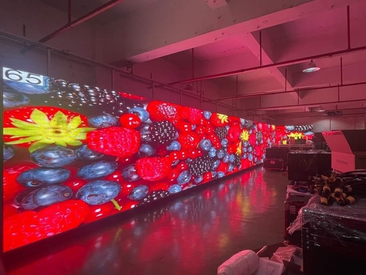 Écran en aluminium à moulage sous pression Écran de boîte en fer imperméable à l'eau HD personnalisable P20 affichage LED Mur vidéo