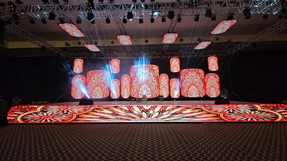 panneau LED p3.91 panneaux intérieurs p3.91 écrans de concert pleine couleur p3.9mm 500x500mm,système Novastar,3500cd luminosité, 3840hz taux de rafraîchissement
