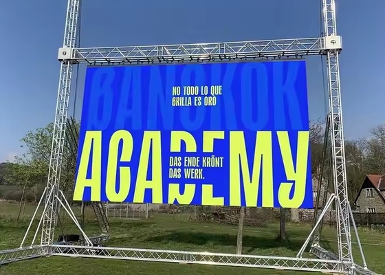 P6 Affichage LED fixe à pleine couleur en extérieur à haute définition de 100 000 heures de vie