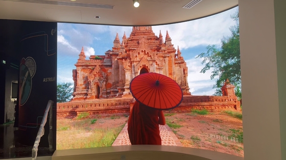 Le mur visuel mené d'intérieur de P3 P4 P5, a mené la location de visuel à grand écran 3 ans de garantie