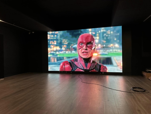 Grand écran de location P1.667 Affichage LED HD RGB intérieur, boîte en aluminium 400x300 mm